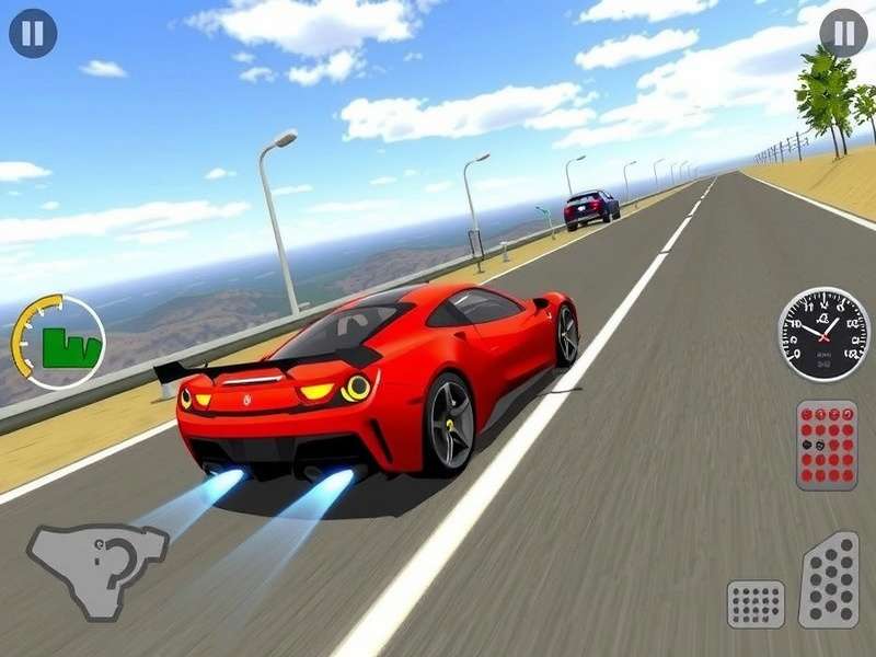 Extreme Car Driving Simulator PC Gameplay Screenshot