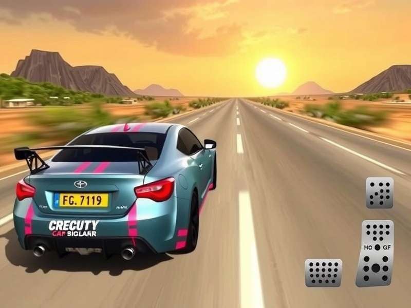 Extreme Car Driving Simulator Game Menu Screenshot