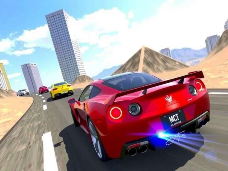 Bugatti Chiron in Extreme Car Driving Simulator