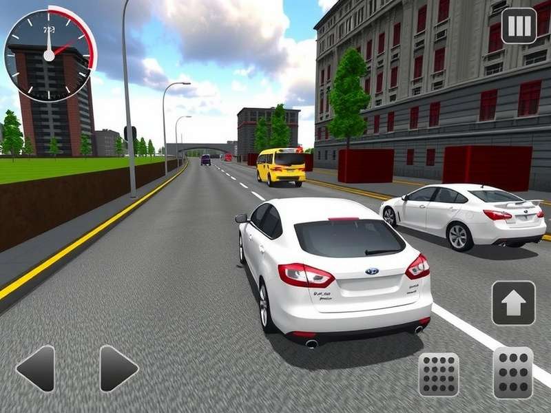 Extreme Car Driving Simulator PC Gameplay Screenshot