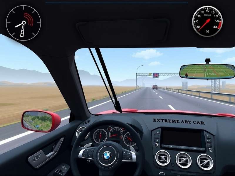 Extreme Car Driving Simulator गेमप्ले - तेज गति से कार चलाते हुए