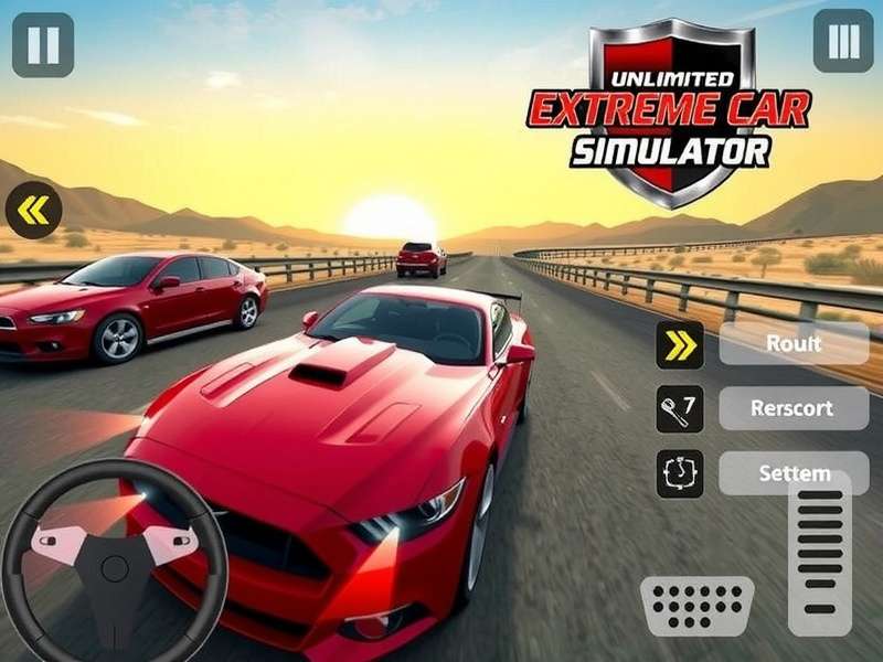 Extreme Car Driving Simulator Mod APK Unlimited Money Screenshot