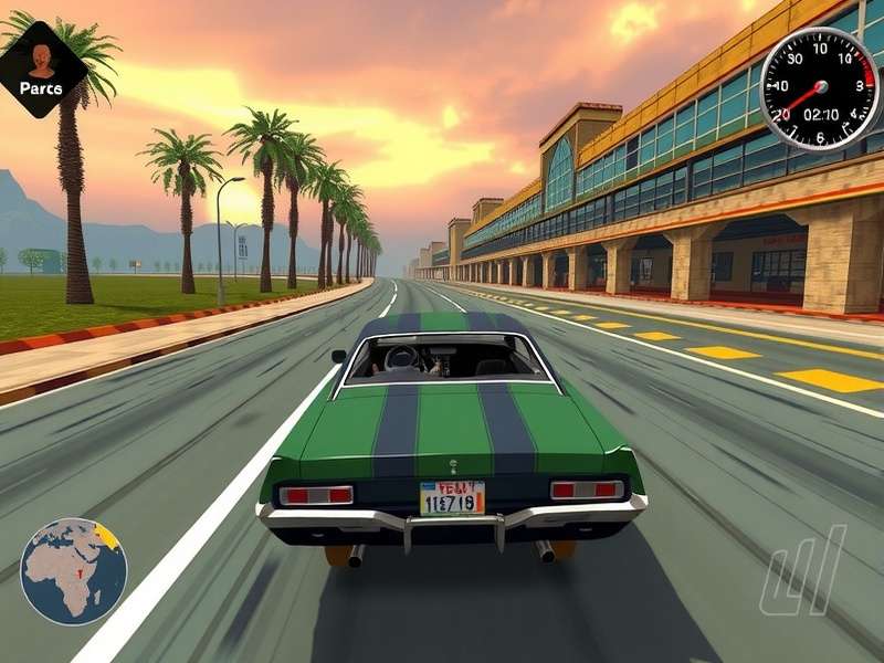 extreme car driving simulator gameplay old version screenshot