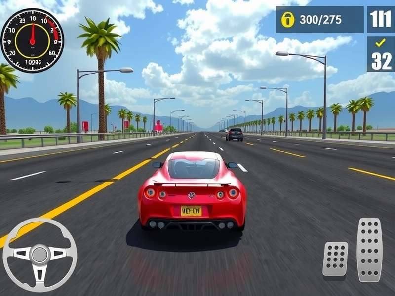 एक्सट्रीम कार ड्राइविंग सिम्युलेटर गेमप्ले स्क्रीनशॉट