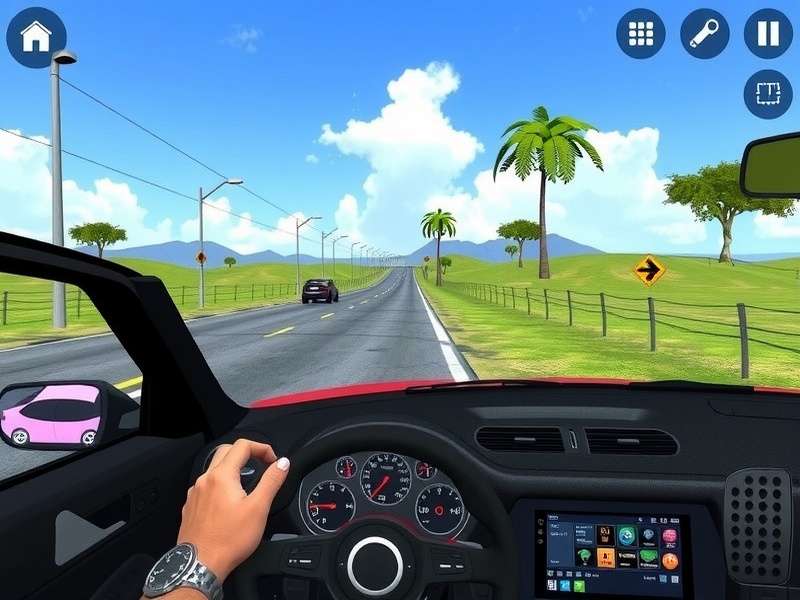 Extreme Car Driving Simulator Mod Menu इंटरफेस दिखाता हुआ चित्र