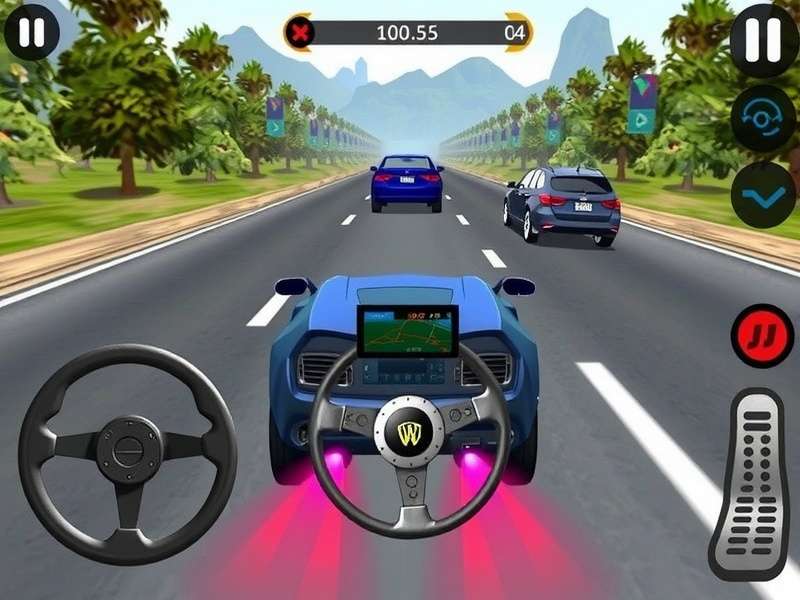 एक्सट्रीम कार ड्राइविंग सिम्युलेटर पीसी गेमप्ले स्क्रीनशॉट