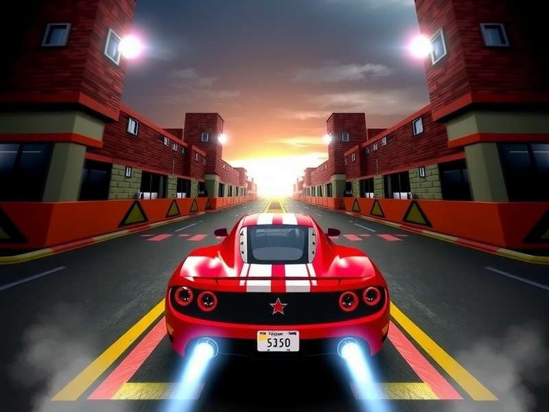 Gameplay screenshot of Extreme Car Driving Simulator on a laptop