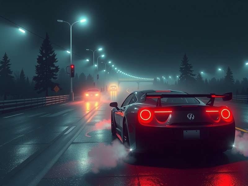 Extreme Car Driving Simulator gameplay screenshot showing high-speed stunts