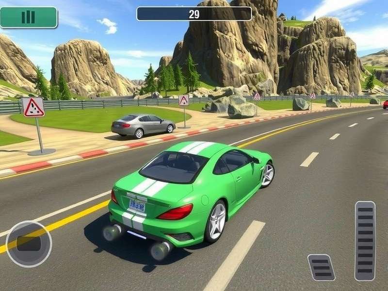 Extreme Car Driving Simulator PC Gameplay Screenshot