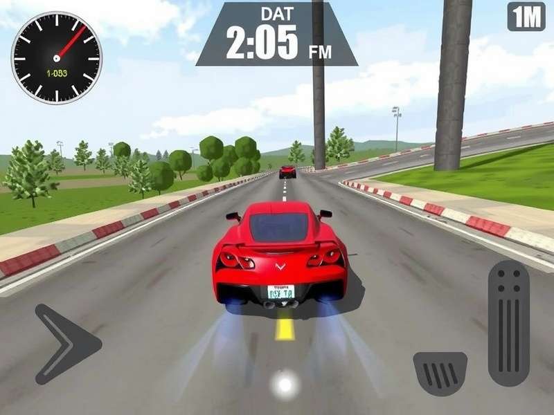 Extreme Car Driving Simulator gameplay screenshot showing car stunts