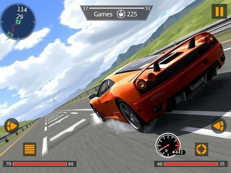 Extreme Car Driving Simulator PC Gameplay Screenshot