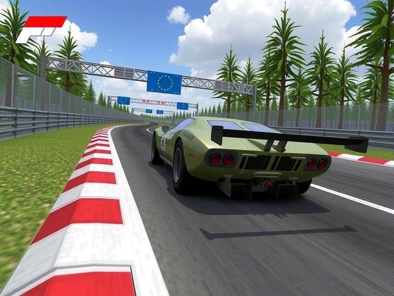 Extreme Car Driving Simulator gameplay screenshot showing a supercar in an urban open world