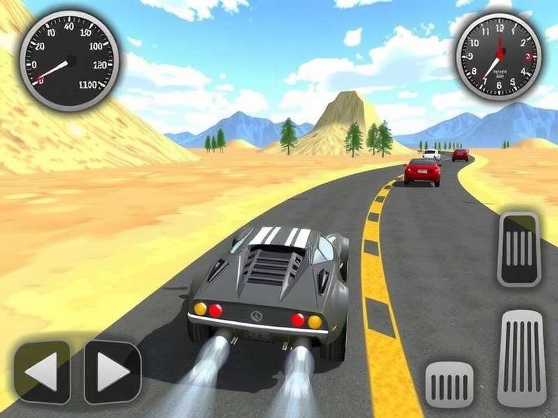 Extreme Car Driving Simulator old version gameplay showing multiple classic cars