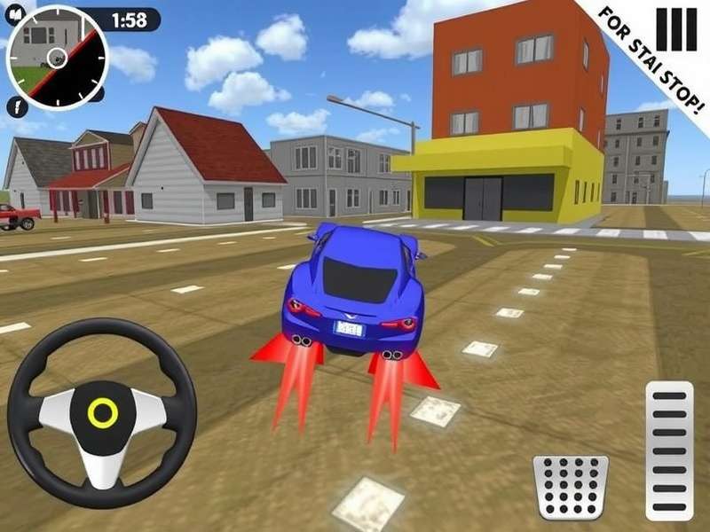 Extreme Car Driving Simulator multiplayer race scene with supercars