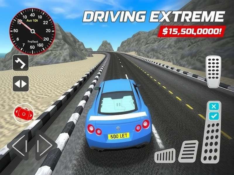 Extreme Car Driving Simulator gameplay on PC
