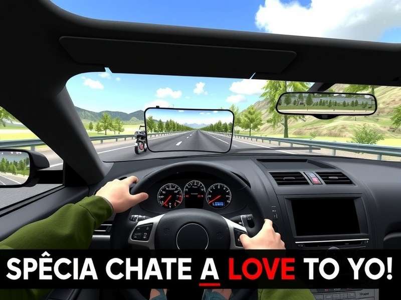 Extreme Car Driving Simulator gameplay showing high-speed stunt on a city highway