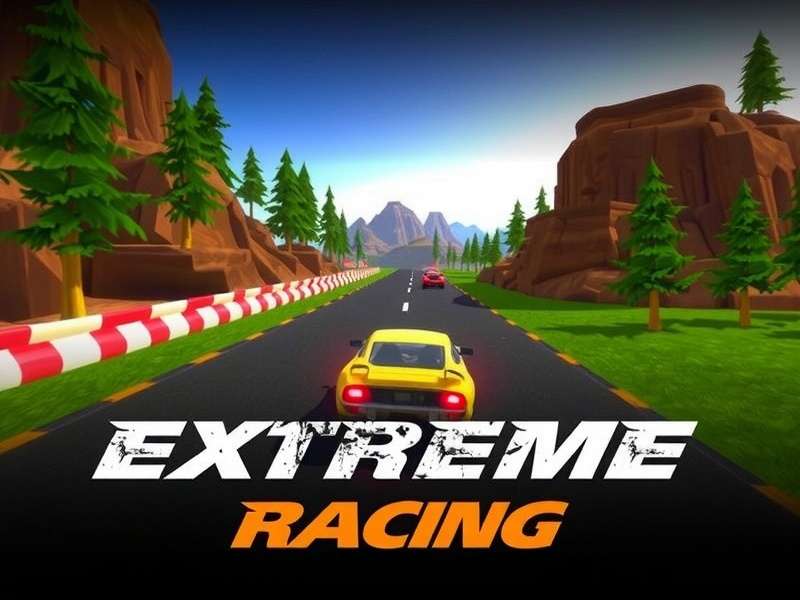 A high-performance sports car performing a mid-air barrel roll over traffic in Extreme Car Driving Simulator