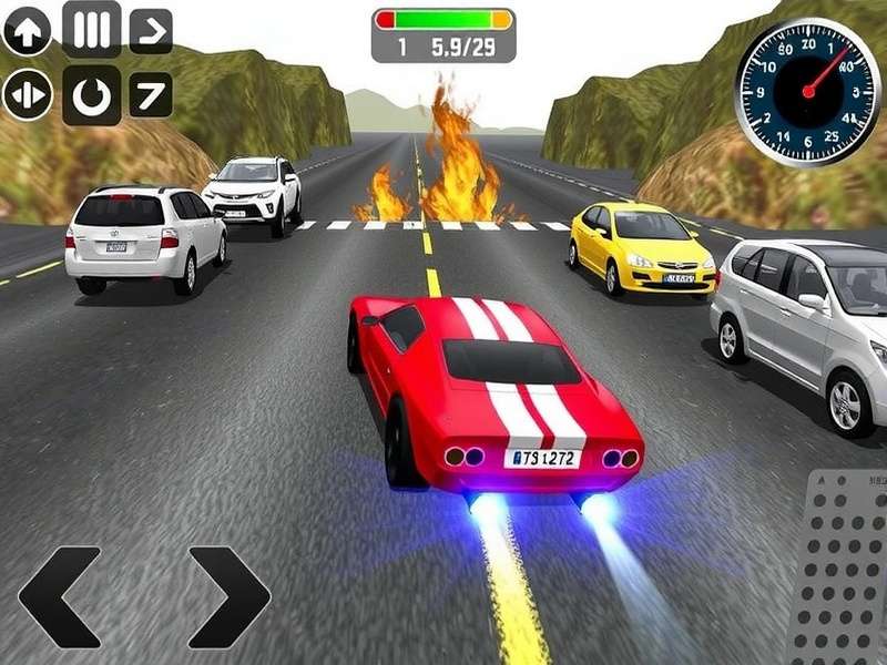 Extreme Car Driving Simulator gameplay on PC