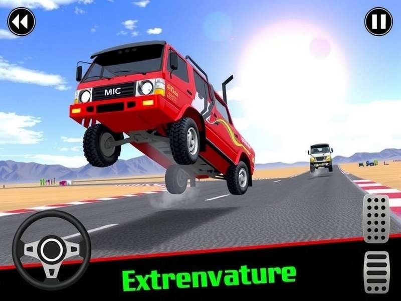 Extreme Car Driving Simulator Mod Apk gameplay showing open world stunt driving with VIP features unlocked