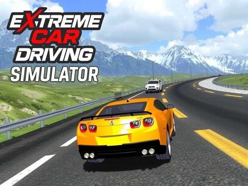 Extreme Car Driving Simulator unlimited money mod menu VIP unlocked gameplay screenshot