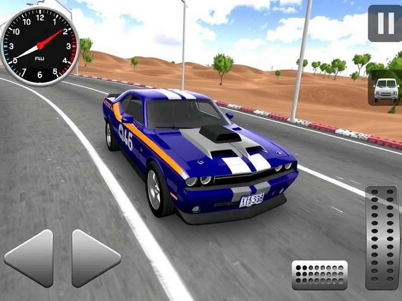Extreme Car Driving Simulator old version gameplay screenshot showing stunt driving in an open city