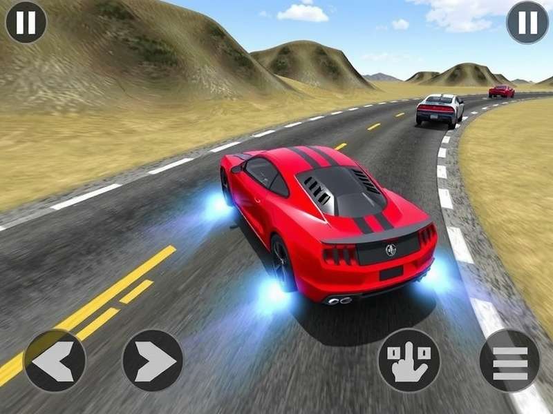 Extreme Car Driving Simulator Game Unlimited Money - Hero Image showing a sports car performing a stunt in an urban environment with unlimited cash counter