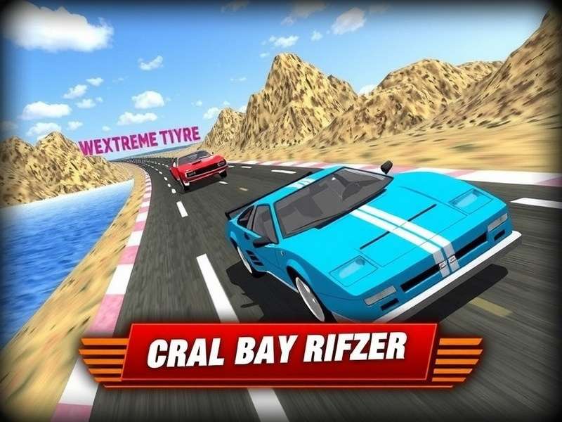 Extreme Car Driving Simulator Old Version 2014 gameplay screenshot showing open world and sports car