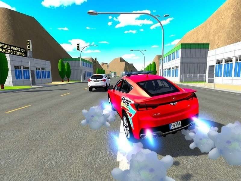 Extreme Car Driving Simulator Unlimited Money Mod Apk gameplay screenshot with supercars and open world