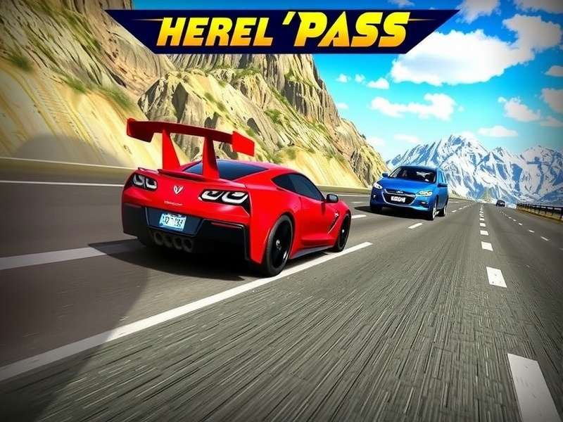 Extreme Car Driving Simulator Unlimited Money And Vip Pass - Game cover art featuring a sports car