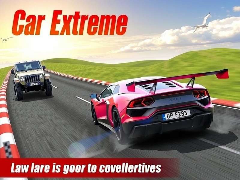 Extreme Car Driving Simulator 3d Online open world gameplay showing supercar drifting on city street