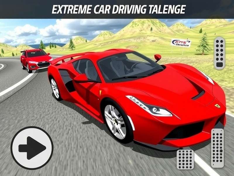 Extreme Car Driving Simulator gameplay on PC and Android APK with stunt cars and open world