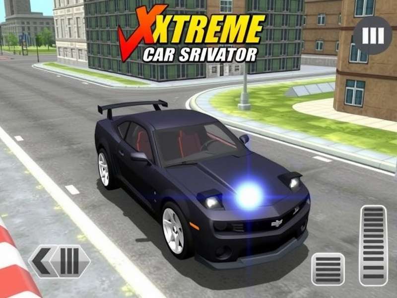 Extreme Car Driving Simulator gameplay action stunt racing car drifting