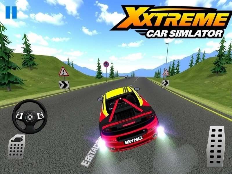 Extreme Car Driving Simulator laptop download gameplay screenshot